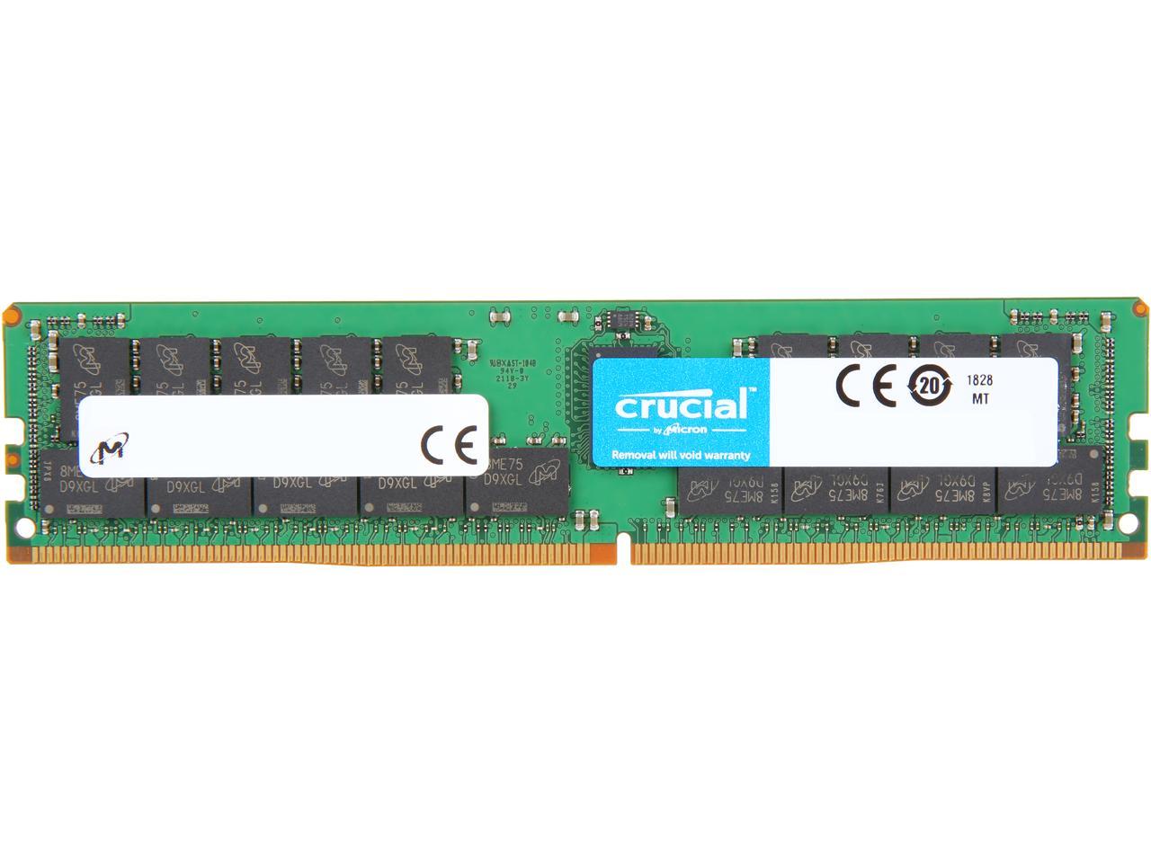 PC4-21300 Crucial 32GB DDR4 2666 SDRAM Server Memory ECC Registered 